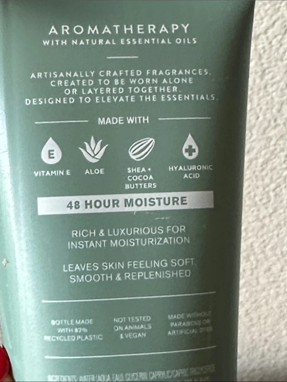 Bath & Body Works Eucalyptus Body Cream - Mint Green & Gold